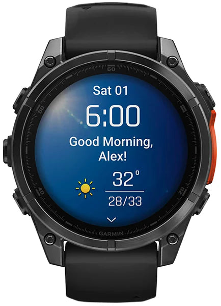 Garmin Fenix 8 AMOLED Edition Gray/Black Band AMOLED Display