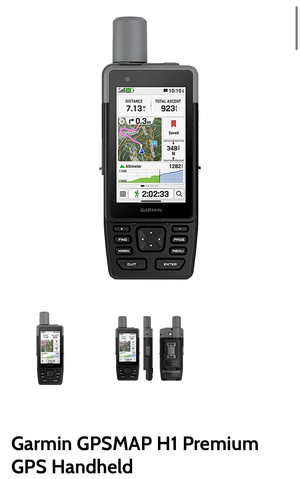 Garmin GPSMAP H1 Premium GPS Handheld