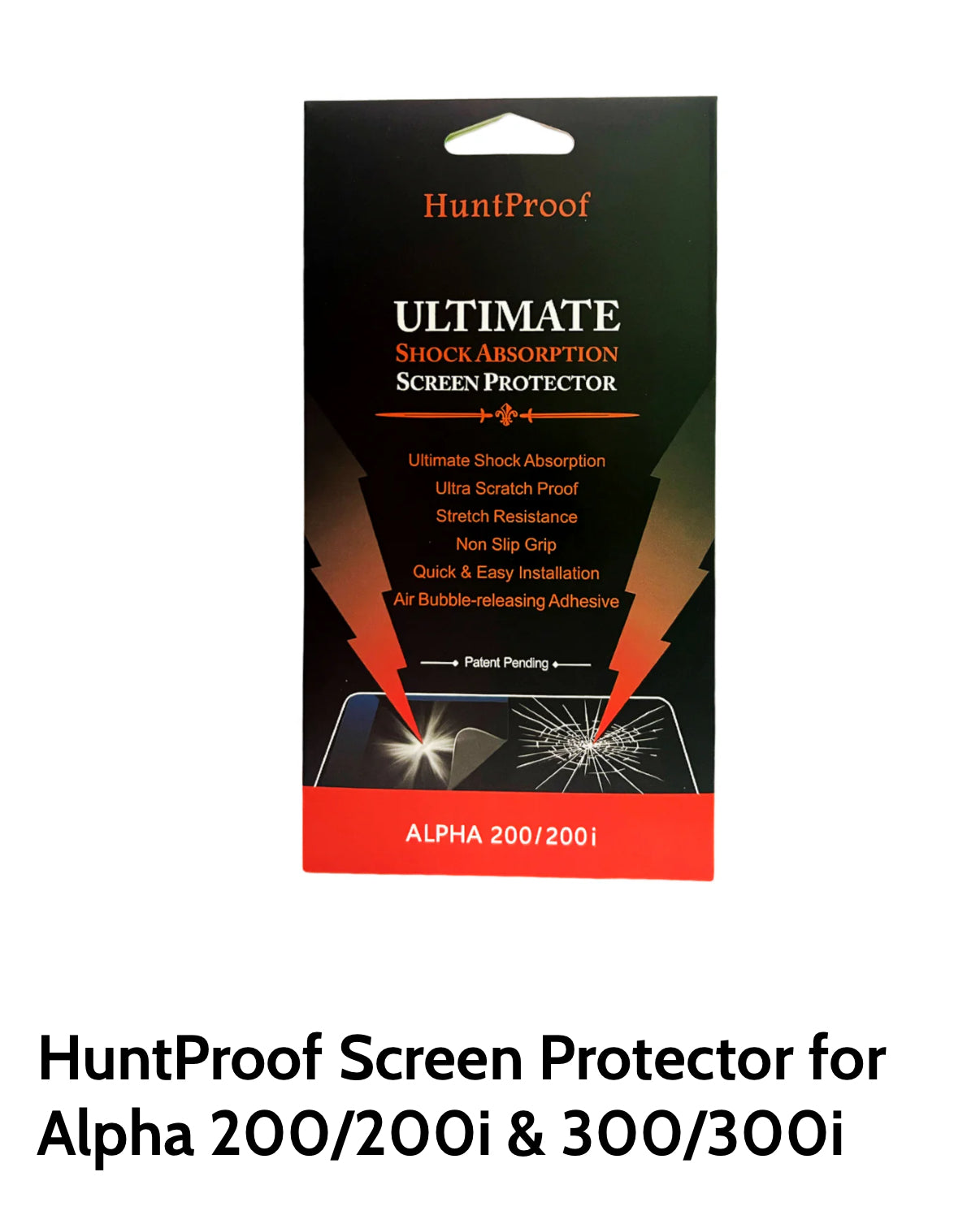 HuntProof Screen Protector for Alpha 200/200i & 300/300i