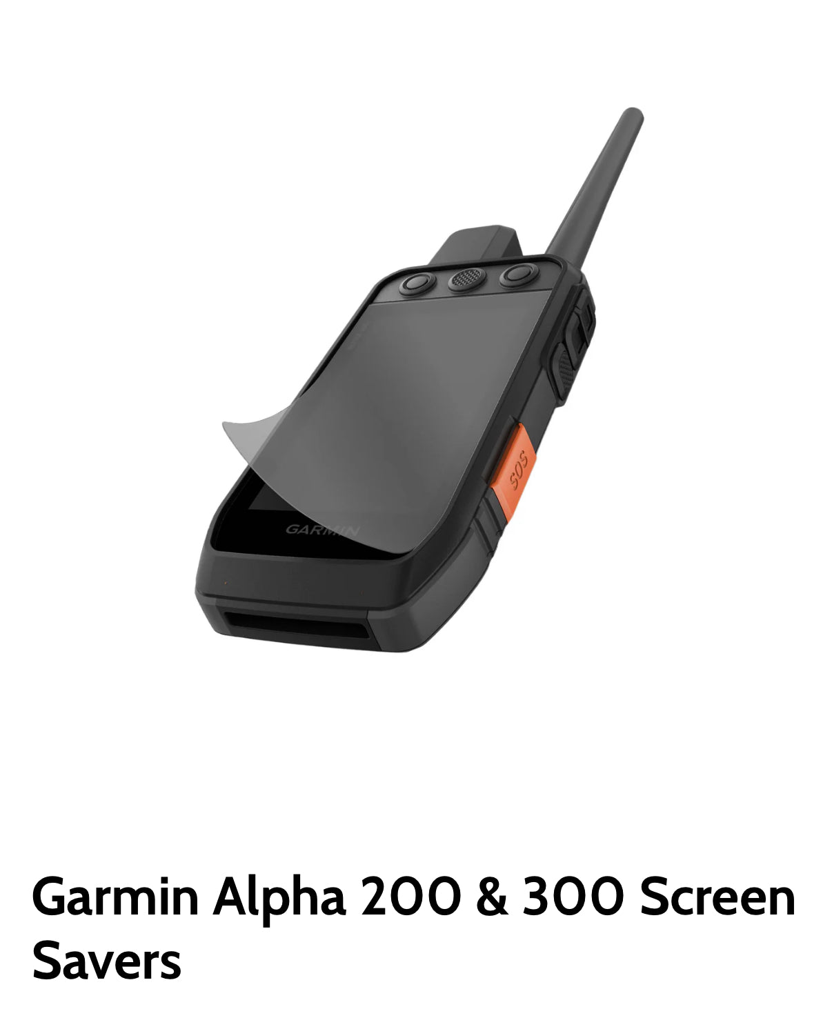 Garmin Alpha 200 & 300 Screen Saver