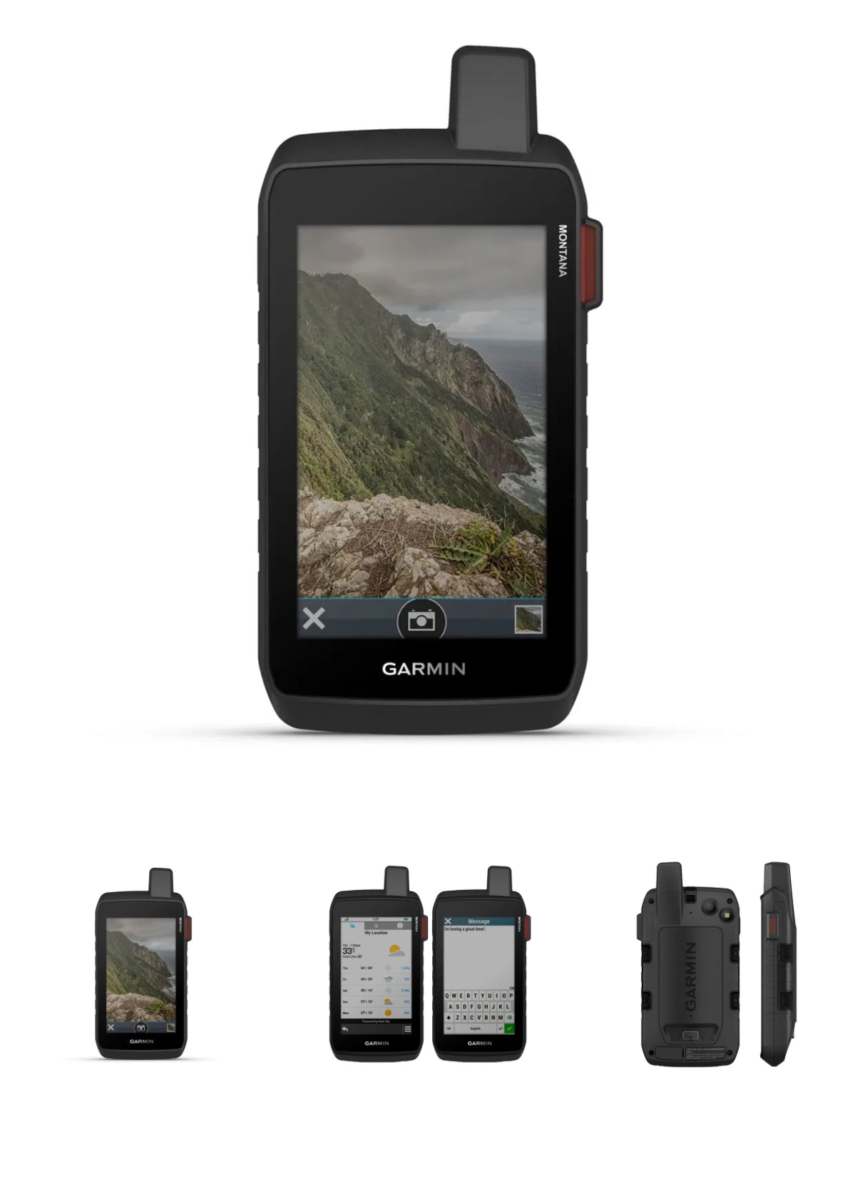 Garmin Montana 760i Rugged GPS Touchscreen Navigator with InReach and 8-megapixel camera
