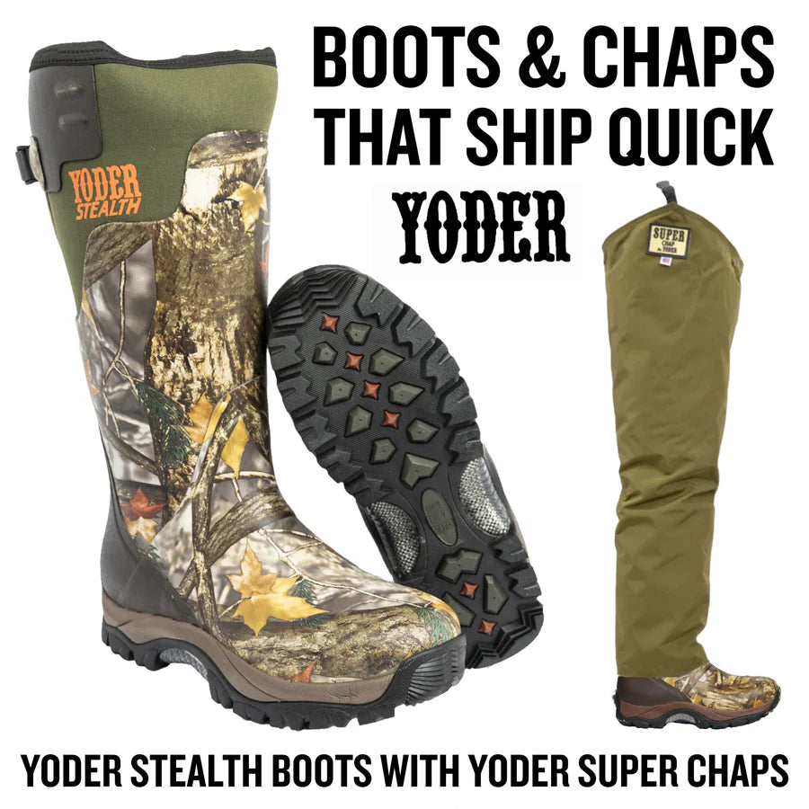 Yoder Stealth Boots with Yoder Super Chaps