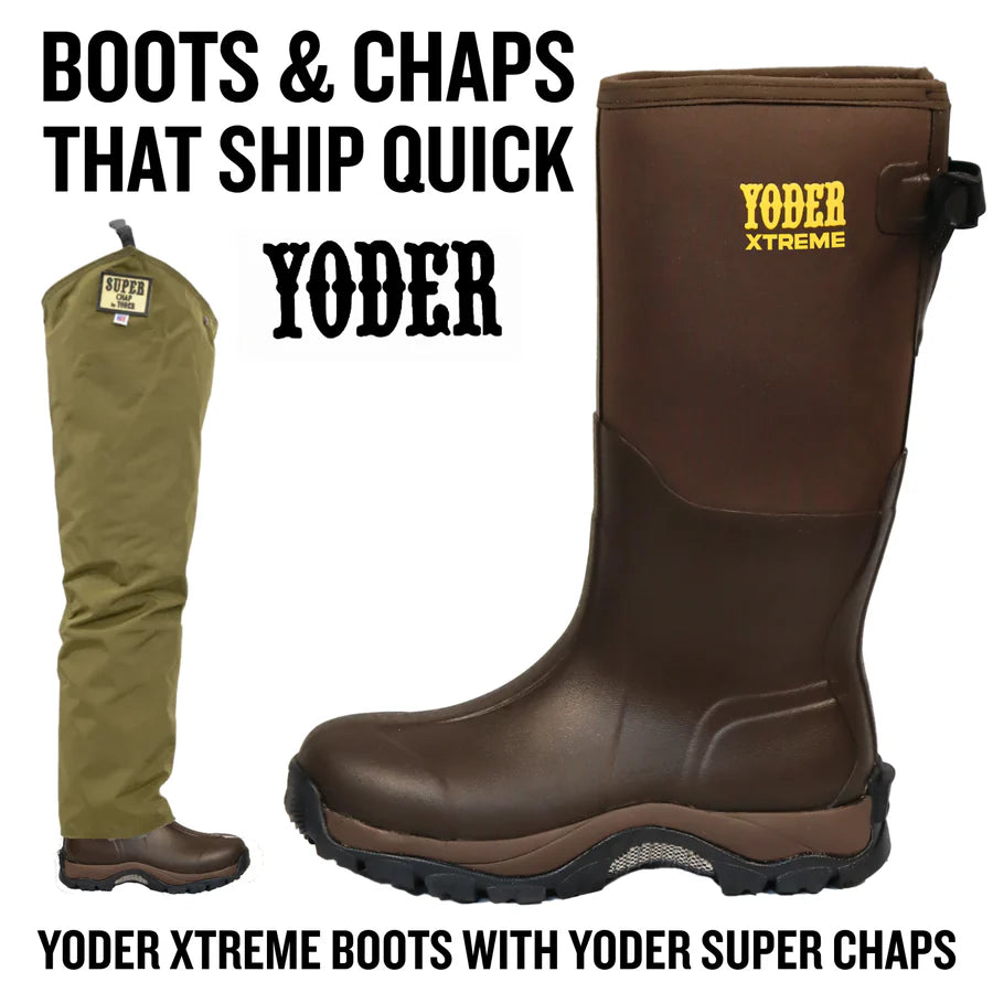 Xtreme Boot with Yoder Super Chaps